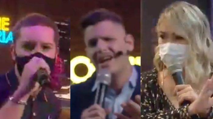 Letizia Medina y Chirola, „encendieron“ el karaoke de Noche de Furia