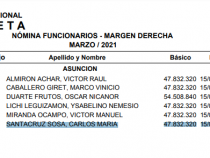 La lealtad no tiene precio: exsecretario de Nicanor, con jugoso salario en la EBY