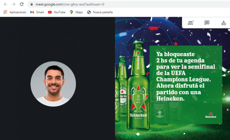 Heineken ofreció reuniones fake con su CEO para que los trabajadores ver el partido de Champions