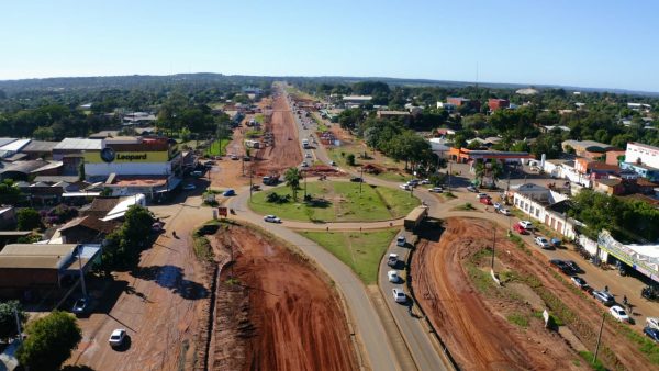 En Caaguazú avanzan obras que optimizarán la circulación vehicular y peatonal