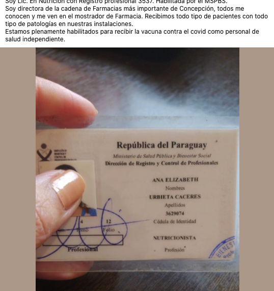 Supuesta „vacunación VIP“ en Concepción: acusada afirma ser profesional independiente