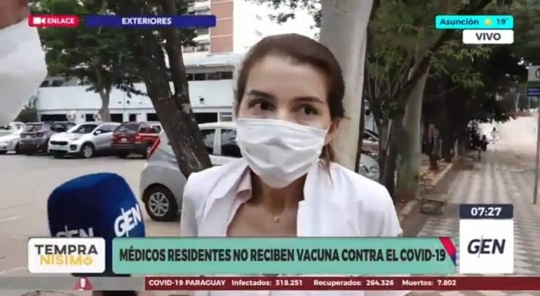 Estudiantes e internos sin vacunas: pedido se remitió el 16 de abril, pero Salud no responde