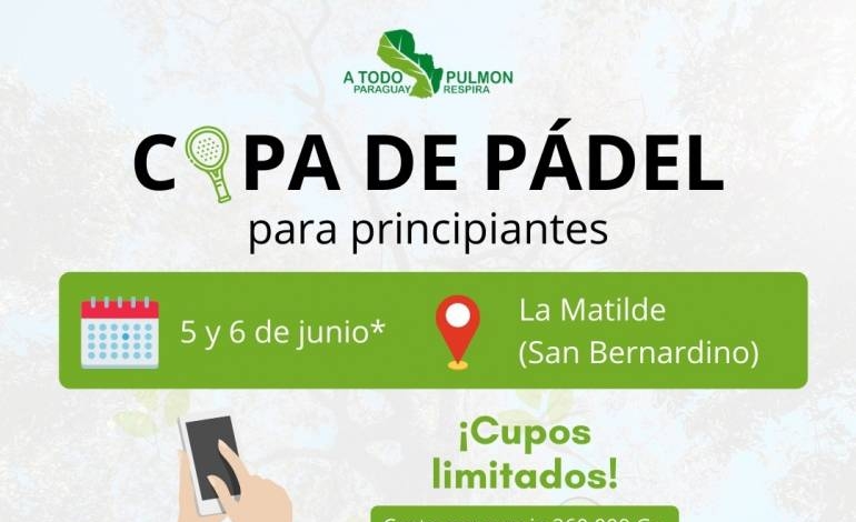 Organizan una Copa de Pádel para celebrar el Día Mundial del Ambiente