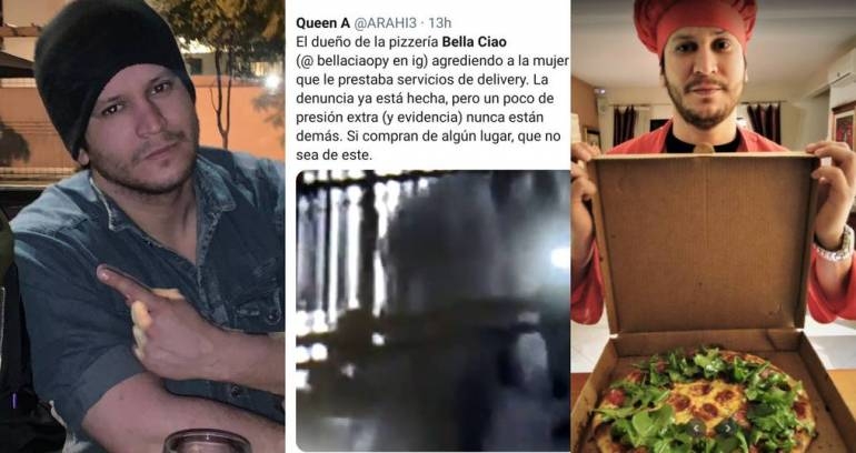 Mujer agredida por dueño de pizzería relata lo sucedido: „Me golpeó como a un animal“