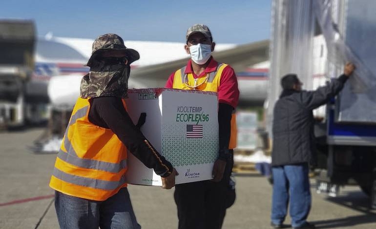 EEUU inicia envío de vacunas donadas: Honduras recibe 1,5 millones de dosis