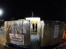 Llegó donación de 150.000 dosis: “Viva México”, dijo Euclides Acevedo