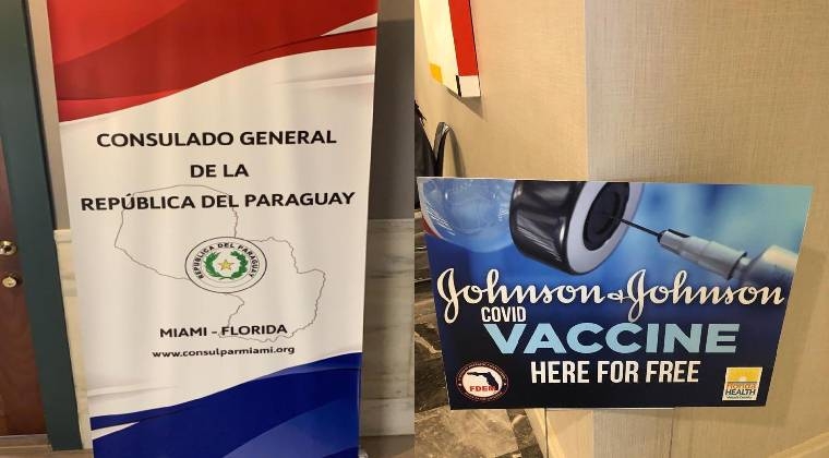 Consulado en Miami organiza jornada de vacunación anticovid para paraguayos