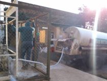 Se perdieron más de 10 toneladas de oxígeno tras vuelco de camión Se perdieron más de 10 toneladas de oxígeno tras vuelco de camión