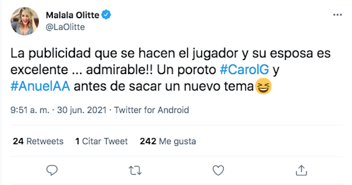 Para Malala, supuesta ruptura de Iván y Vita es solo estrategia de „publicidad“