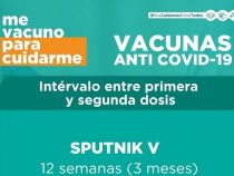 ¿Fabricante de Sputnik recomienda esperar 3 meses para segunda dosis?