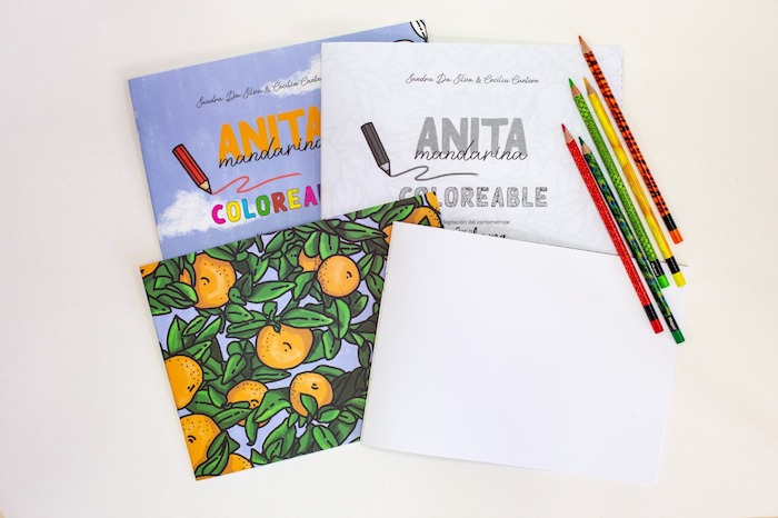 „Anita Mandarina“: Cuentos coloreables para prevenir violencia infantil