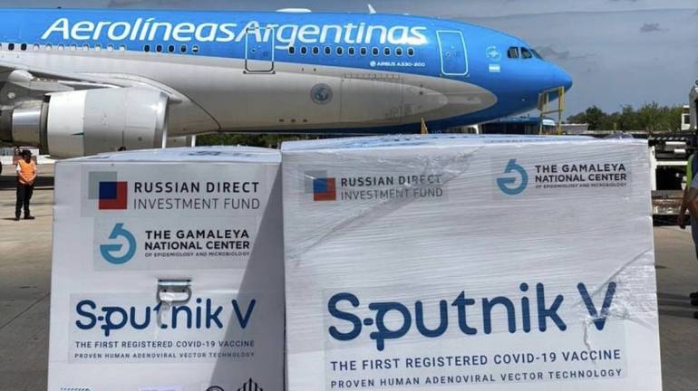 Nuevo lote de vacunas Sputnik V para Argentina y Paraguay llegará el martes