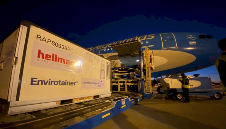 Bajan más vacunas en Argentina, que totaliza 39 millones de dosis recibidas