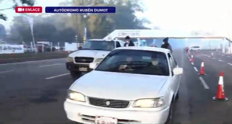 Autódromo está casi vacío e instan a aprovechar para vacunarse