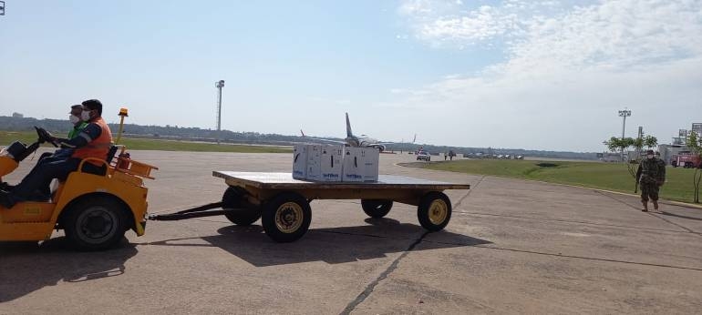 Llegan las 26.910 dosis de Pfizer