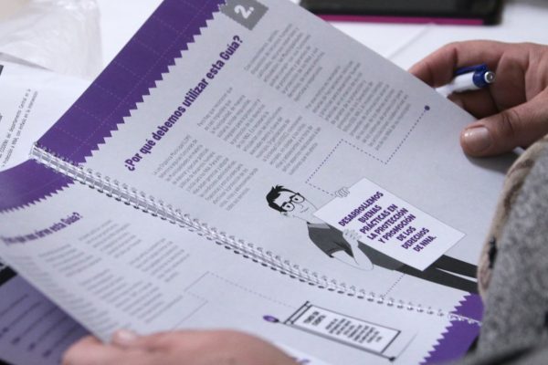 Minna impulsa capacitaciones sobre acciones de protección de niñas, niños y adolescentes