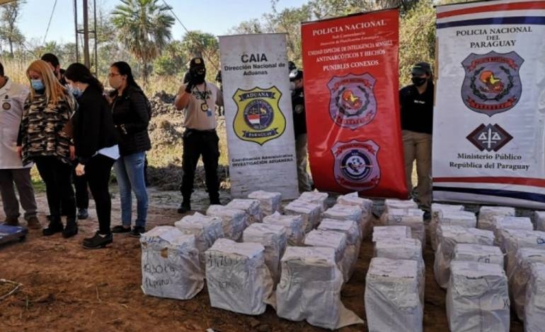 SENAD incinerará los más de 3.000 kilos de cocaína en predio de Chaco’i