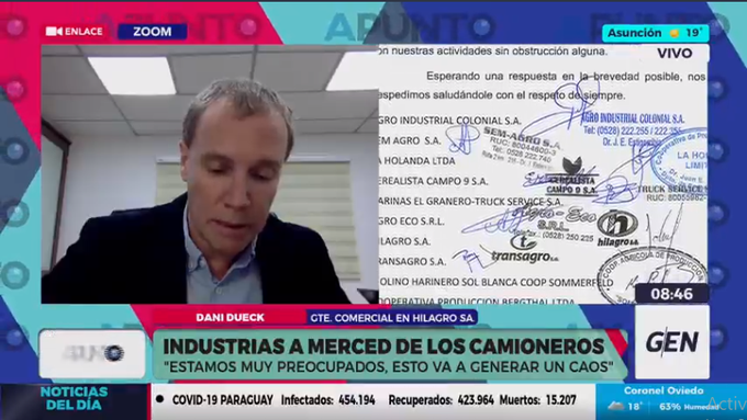 Industrias, a merced de los camioneros: “Nos secuestraron 150 camiones”