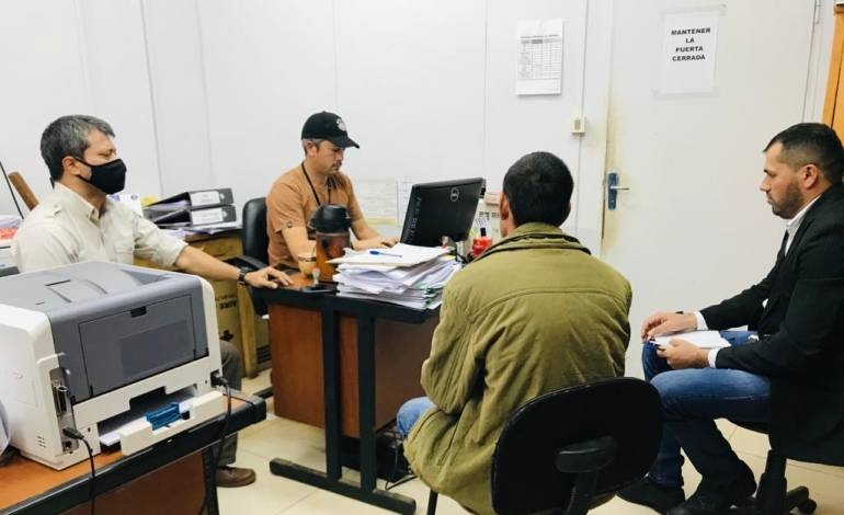 Detenidos por simulación de un secuestro declaran en fiscalía