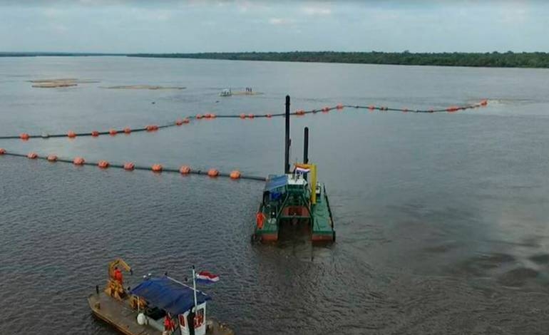 Convocan por vía de la excepción a empresas para dragado del río Paraná